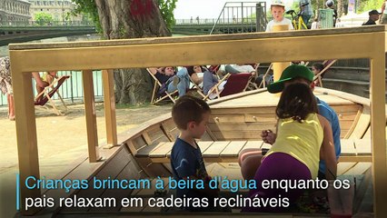 Uma praia no meio da cidade