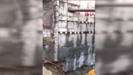 İstanbul Bina Çökmeden Önce Yaşanan Toprak Kayması Kamerada Hd