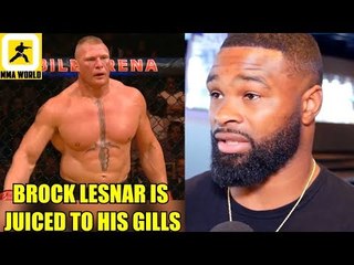 If Brock Lesnar passes 6 months of USADA testing then the whole thing is a sham,Woodley on return