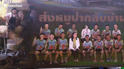 Rescuers of Thai soccer team honored with mural