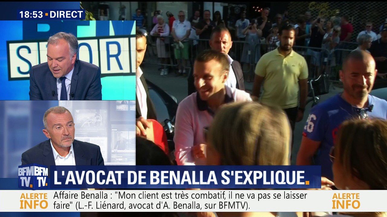 L'avocat d'Alexandre Benalla s'explique