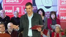 Pedro Sánchez interviene en la Asamblea Abierta de Madrid