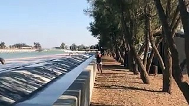 Beginner Gets Barreled During First Surf Ever at Surf Ranch