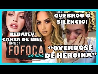 Safadão chora em desabafo sobre pensão do filho; Demi Lovato é hospitalizada após sofrer overdose