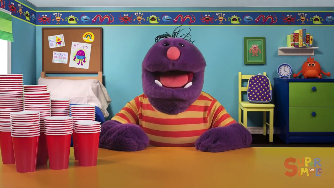 Celebrating The 100th Day Of School with Milo the Monster + More Videos for kids