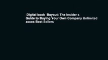 Digital book  Buyout: The Insider s Guide to Buying Your Own Company Unlimited acces Best Sellers
