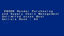 EBOOK Reader Purchasing and Supply Chain Management Unlimited acces Best Sellers Rank : #4