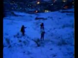 giochi di neve sul belvedere di matera 1