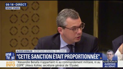 Download Video: “À aucun moment je n’ai été informé du moindre comportement inadapté d’A. Benalla jusqu’au 2 mai, au contraire”, affirme Alexis Kohler