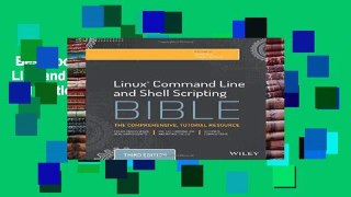 Best ebook  Linux Command Line and Shell Scripting Bible, 3rd Edition  For Kindle