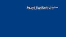Best ebook  Clinical Chemistry: Principles, Techniques, and Correlations  Review