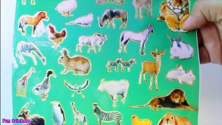 WILD AND DOMESTIC ANIMALS || ❤ BEST LEARNING STICKERS ❤