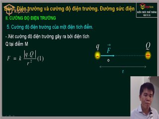 Bài 3: Điện trường. Cường độ điện trường. Đường sức điện - Vật Lý 11