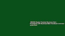 EBOOK Reader Practical Business Math Procedures with Business Math Handbook Unlimited acces Best