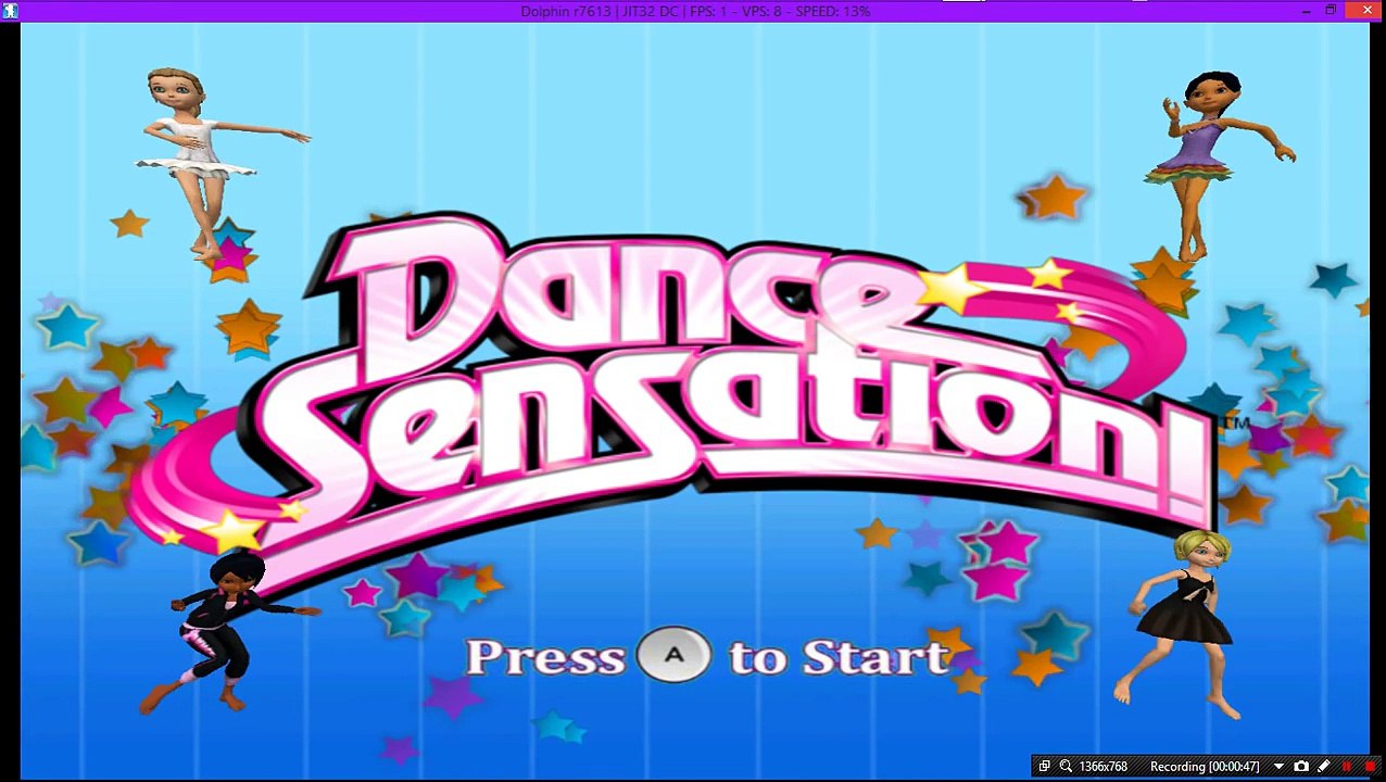 Dance Sensation! (USA) ~ GamePlay ~ Opening ~ Wii ~ 720p ~ 2015 ~ W8.1