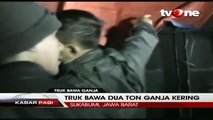Polisi Amankan Truk Bermuatan 2 Ton Ganja Kering di Sukabumi