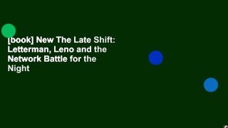 [book] New The Late Shift: Letterman, Leno and the Network Battle for the Night