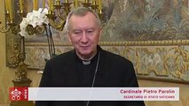 Cardinal Secretary of State Pietro Parolin reflects on the 'smiling, welcoming face' of Pope St. John XXIII, with a clip from his 'Speech to the Moon' (October