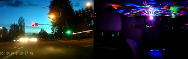 Disco Party Van Cruising South Lake Tahoe on Hwy 50
