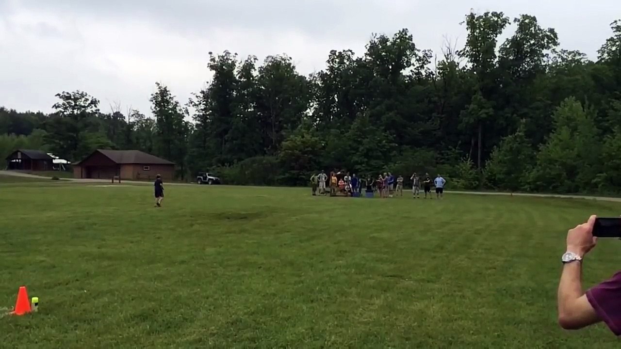 Amazing Water Balloon Hail Mary to the Groin in Slow Motion 2