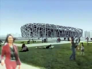 Nido de pájaro Estadio olímpico nacional de china beijing 2008 Olympic  National stadium
