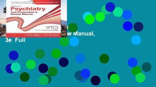 Popular  Psychiatry Test Preparation and Review Manual, 3e  Full