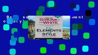 Best seller  The Elements of Style  E-book
