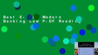 Best E-book Modern Banking Law P-DF Reading