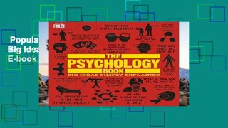 Popular  The Psychology Book: Big Ideas Simply Explained  E-book