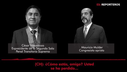 Nuevo audio: Mauricio Mulder y César Hinostroza planearon reunión