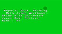 Popular Book  Reading   Math Jumbo Workbook: Grade Prek Unlimited acces Best Sellers Rank : #4