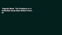 Popular Book  The Professor Is In Unlimited acces Best Sellers Rank : #4