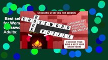 Best seller  Stocking Stuffers for Women: Christmas Gift: Crossword Puzzle Books for Adults:
