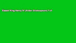 Ebook King Henry IV (Arden Shakespeare) Full