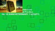 Best seller  Current Veterinary Therapy: Small Animal Practice: No. 10 (KIRK/VETERINARY THERAPY)