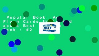 Popular Book  Act Flash Cards Unlimited acces Best Sellers Rank : #2