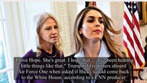 Hope Hicks May Return to the White House As Chief of Staff