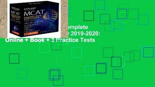 Digital book  MCAT Complete 7-Book Subject Review 2019-2020: Online + Book + 3 Practice Tests
