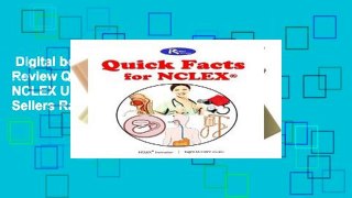 Digital book  The ReMar Review Quick Facts for NCLEX Unlimited acces Best Sellers Rank : #3