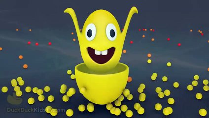 Learn Colors with Surprise Eggs Opening for Children 3D Color Balls for Kids