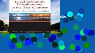 New E-Book Local Economic Development in the 21st Century: Quality of Life and Sustainability For