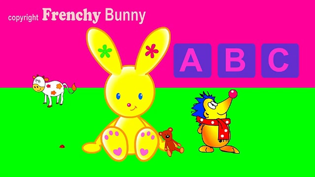 chanson de lAlphabet, en français - French ABC, alphabet song! Frenchy Bunny:)
