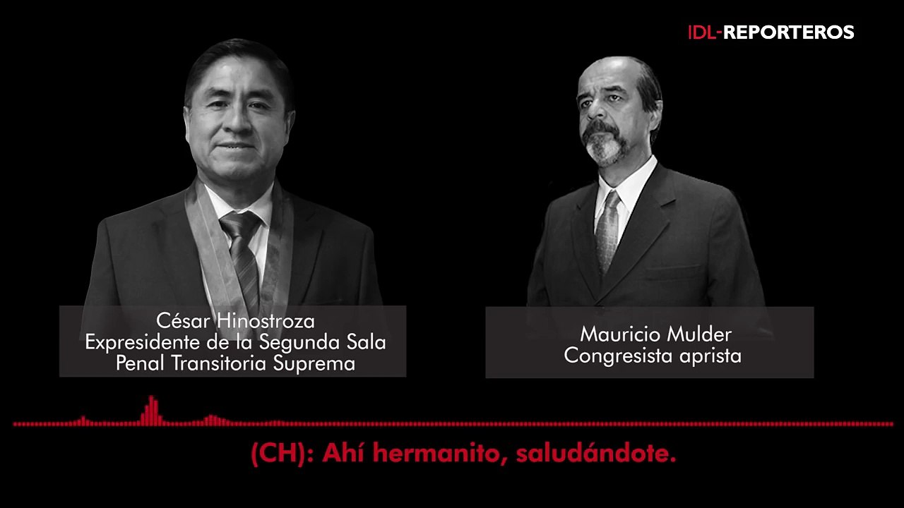 Nuevo audio: Mauricio Mulder y César Hinostroza planearon reunión