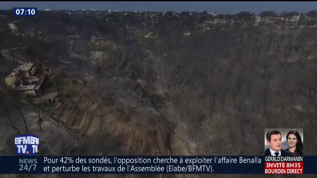 Les incendies en Grèce ont fait au moins 74 morts