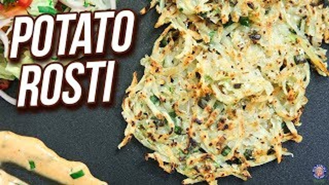 Potato Rosti Recipe - How To Make Potato Pancak...