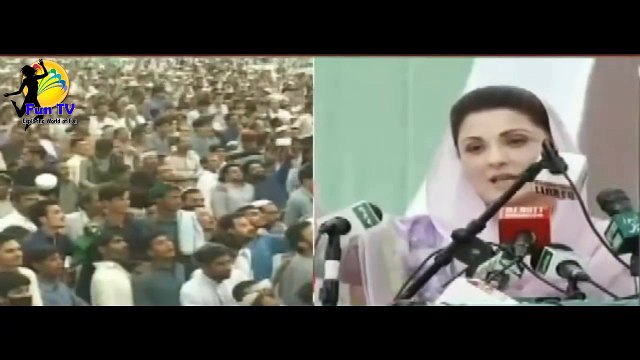 Maryam Nawaz Funniest Speech Ever | She Spoken Double minded Words Which gone Viral | What Happened to Her in Bonir Jalsa While Camera Was Working Latest Video | Fun Tv