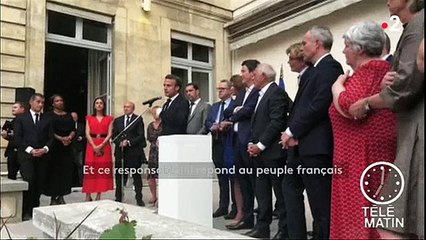 Скачать видео: Affaire Benalla: Emmanuel Macron rompt le silence et se pose comme 