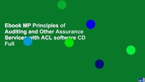 Ebook MP Principles of Auditing and Other Assurance Services with ACL software CD Full