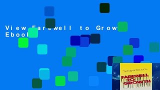 View Farewell to Growth Ebook