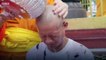 Thai boys shave their heads to be monks